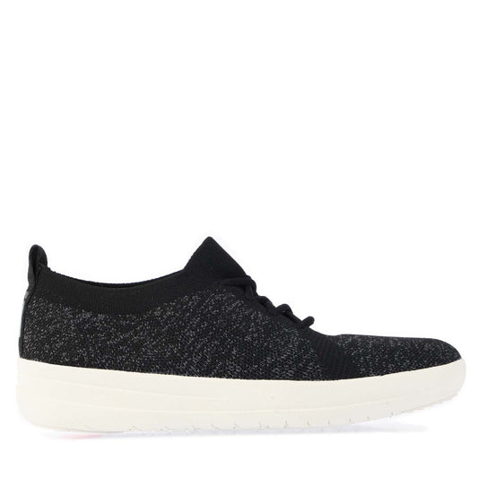 FitFlop F-Sporty Uberknit All Black - vista perspectiva