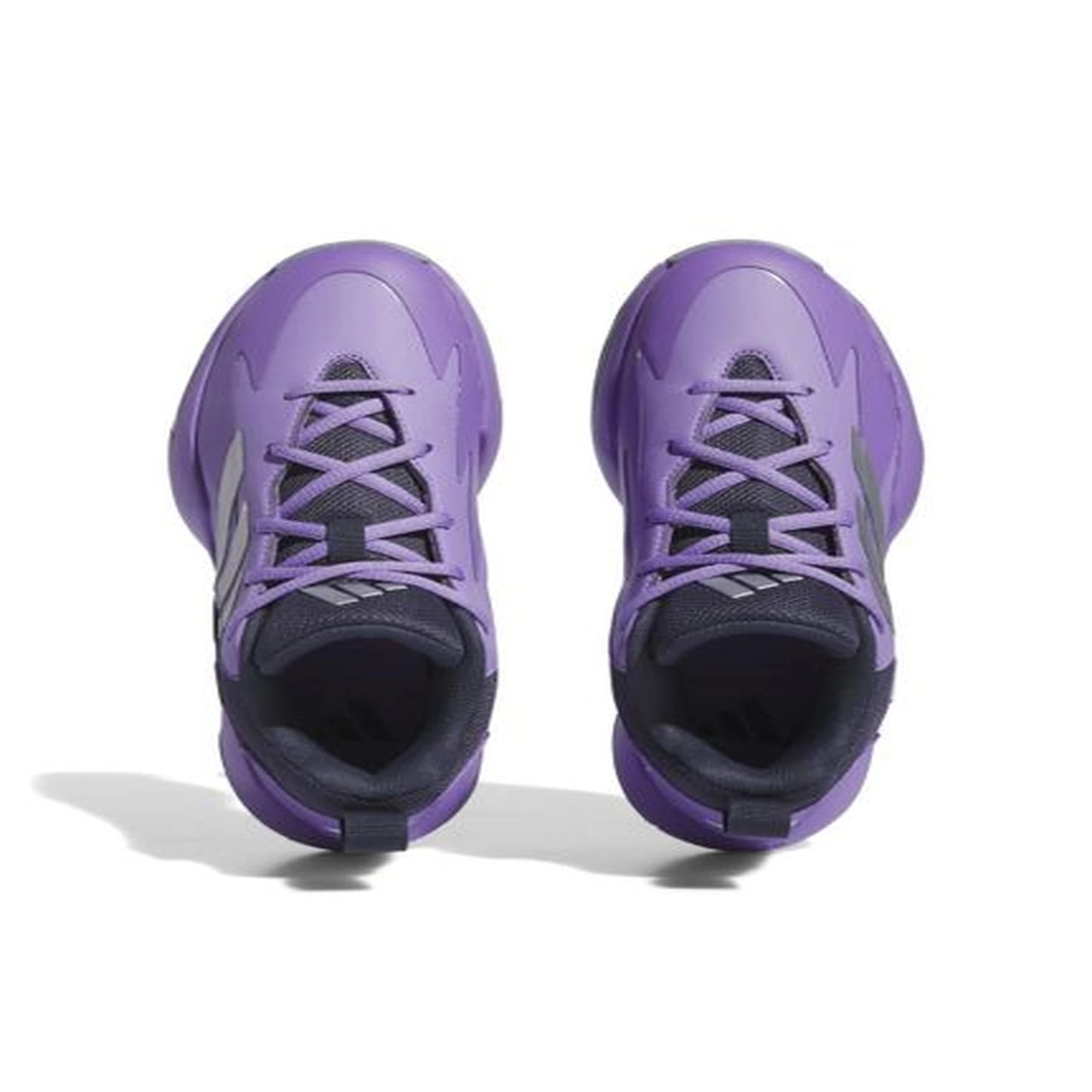 Tenis de básquetbol Adidas Cross Em Up Select J Wide Violet Fusion Mint Tint Shadow Navy Niño