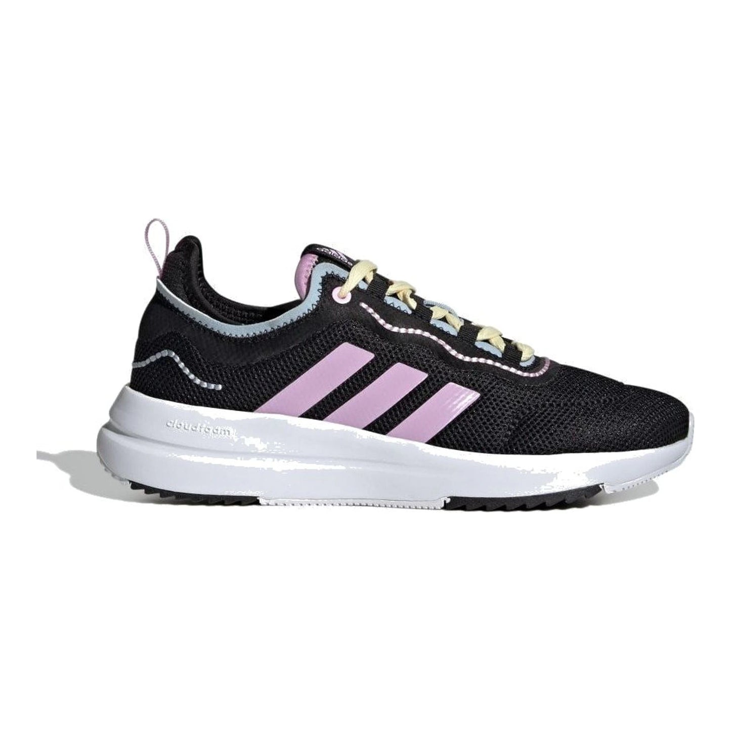 Tenis Adidas Fukasa Run Core Black Bliss Lilac Wonder Blue Mujer