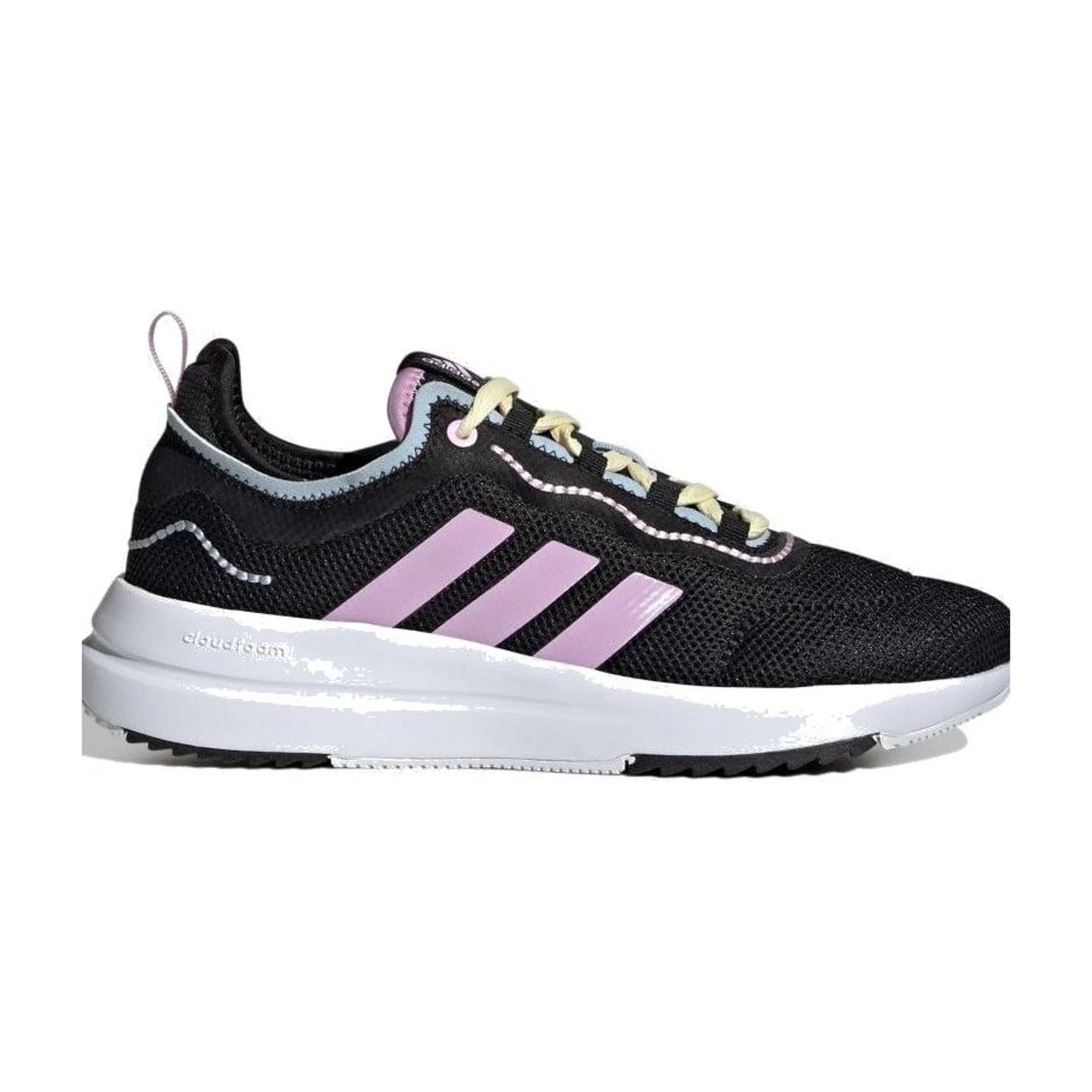 Tenis Adidas Fukasa Run Core Black Bliss Lilac Wonder Blue Mujer