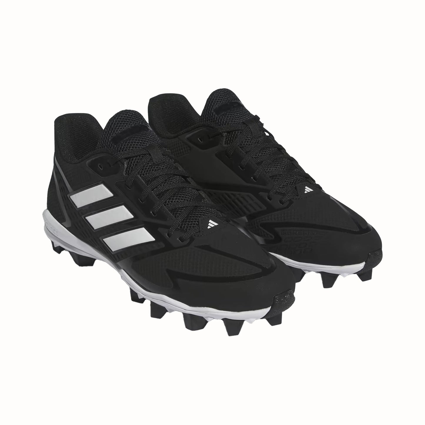 Tenis para béisbol Adidas Icon 8 MD Negro y blanco Hombre