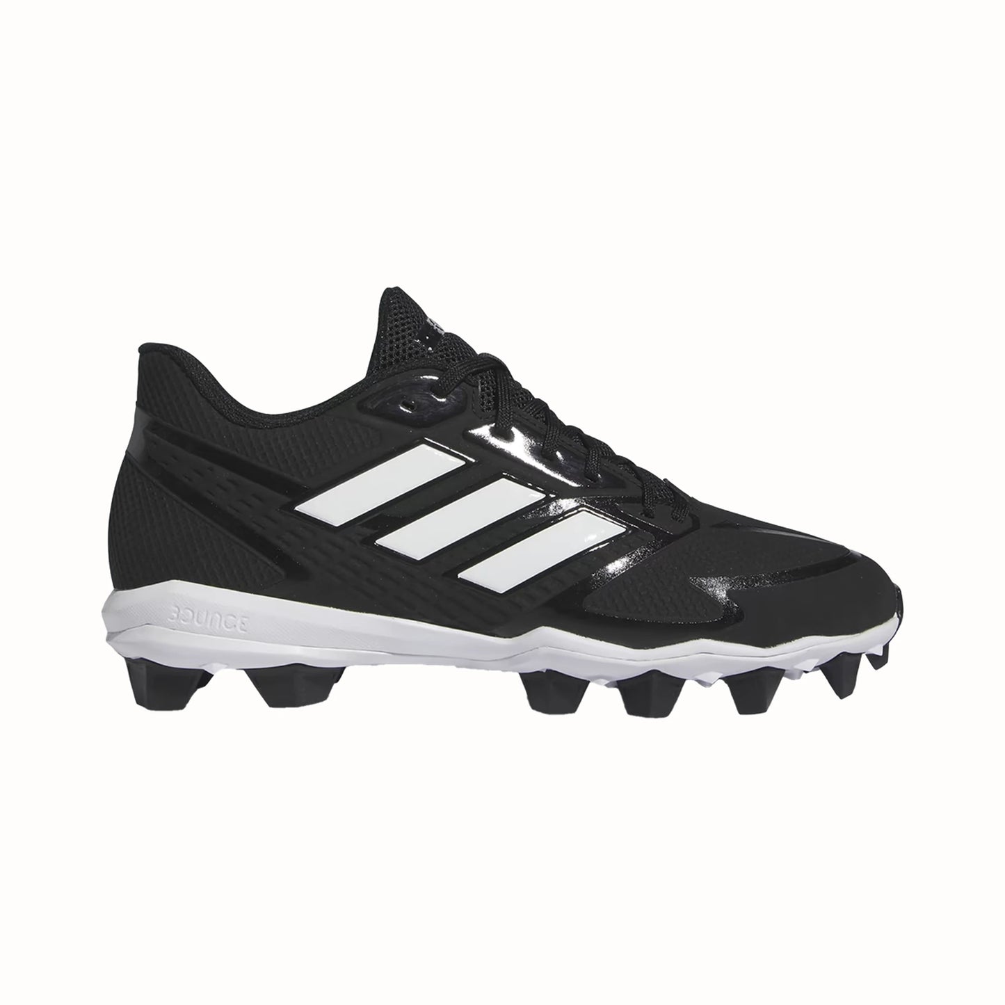 Tenis para béisbol Adidas Icon 8 MD Negro y blanco Hombre