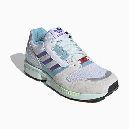 Tenis Adidas ZX 8000 Footwear White Purple Light Aqua Hombre