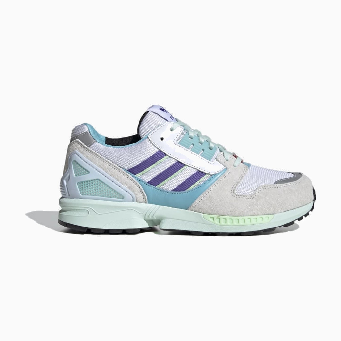 Tenis Adidas ZX 8000 Footwear White Purple Light Aqua Hombre