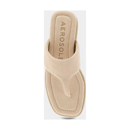 Sandalias Aerosoles Barry Pale Khaki Mujer
