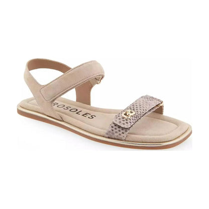 Sandalias Aerosoles Bruna Roccia Snake Print Mujer