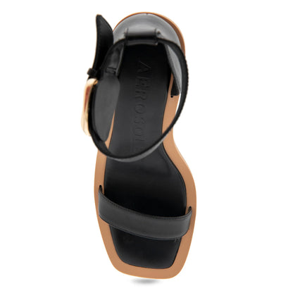 Sandalias de tacón Aerosoles Calico Black Mujer
