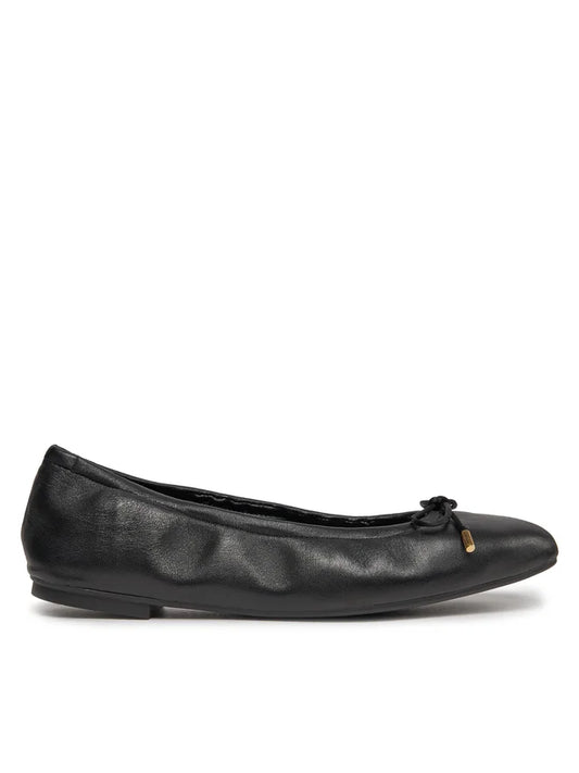 Stuart Weitzman Bardot Bow Flat Black SG577 - vista principal