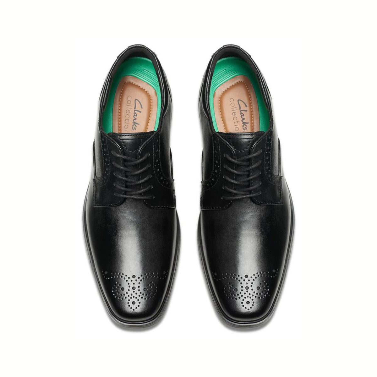 Calzado Clarks CLARKSLITE TIE BLACK COMBI / COMBINE NOIR