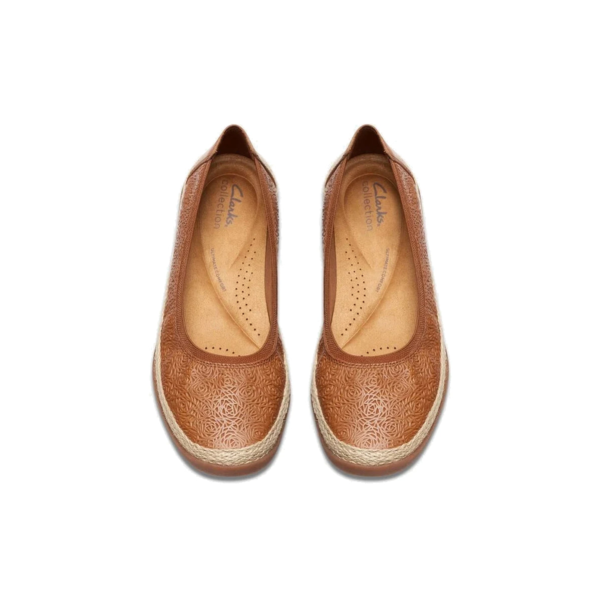 Calzado Clarks ELAINA RAE TAN LEATHER / CUIR BRUN