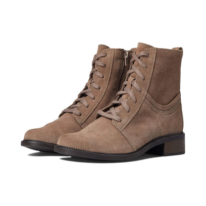 Calzado Clarks MAYE STEP PEBBLE SUEDE / GRIS-BEIGE