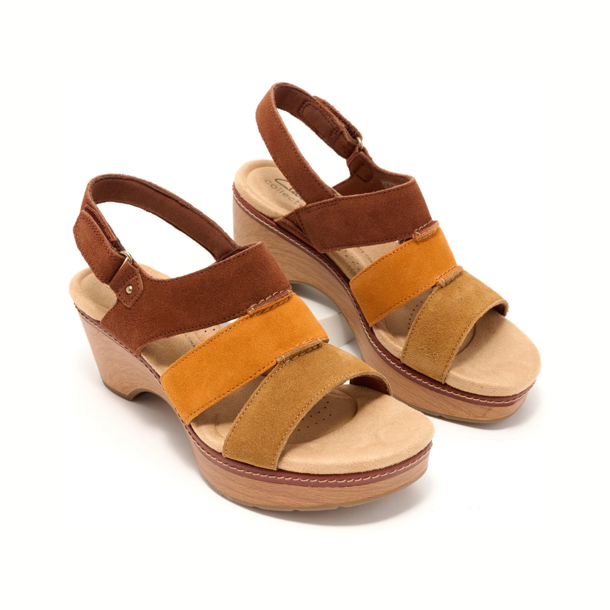 Calzado Clarks SEANNAH GLOW TAN COMBI SUEDE / DAIM BRUN TANNÉ