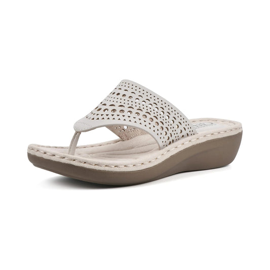 Calzado Cliffs by White Mountain COMPACT WHITE/NUBUCK