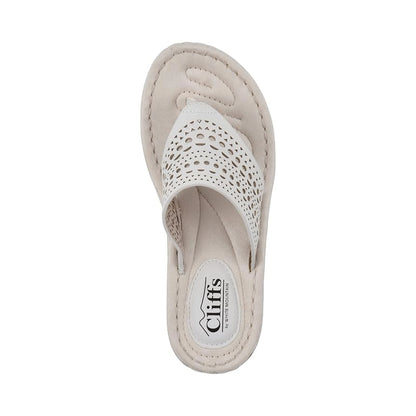 Calzado Cliffs by White Mountain COMPACT WHITE/NUBUCK