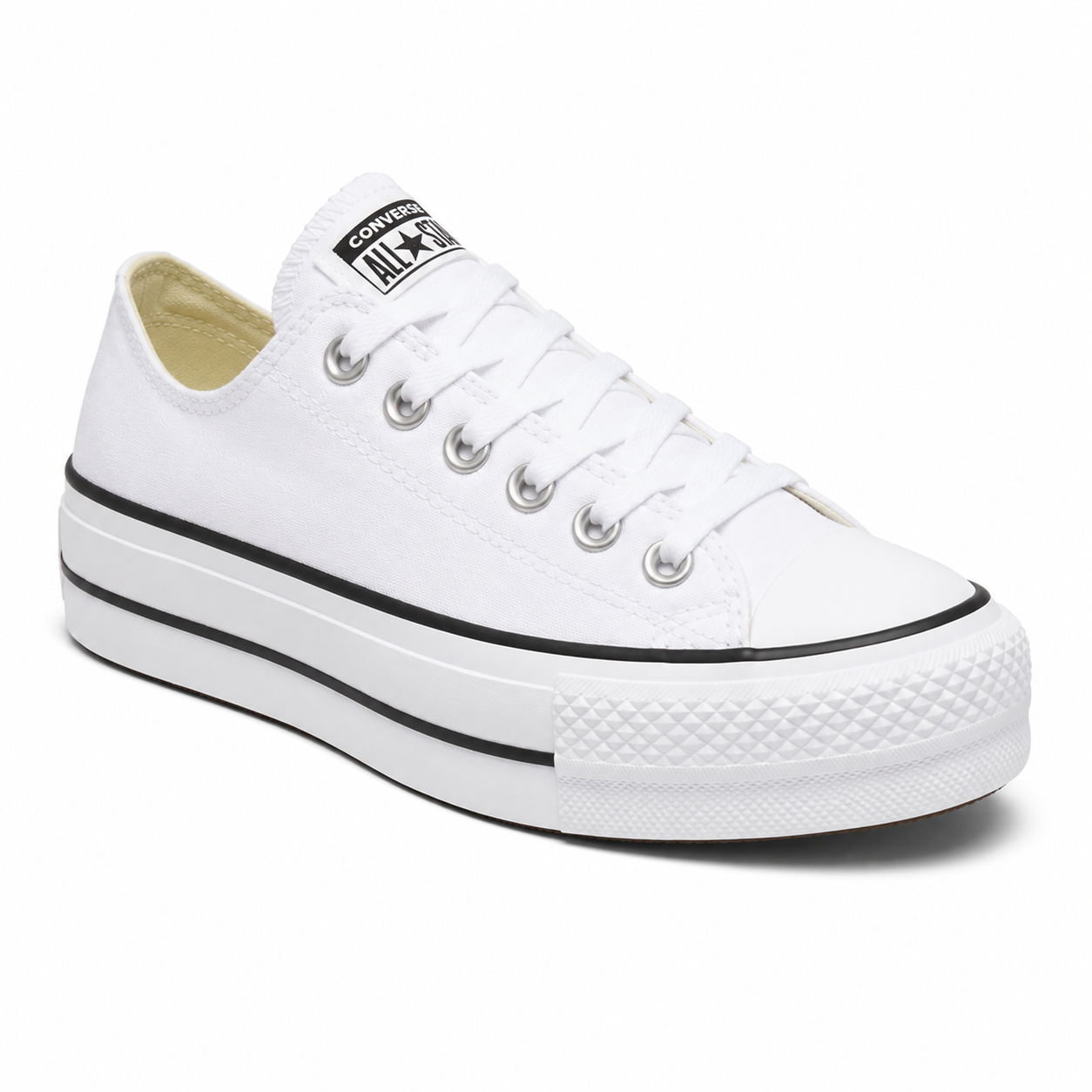 CONVERSE Ctas Lift Ox White Black White Mujer