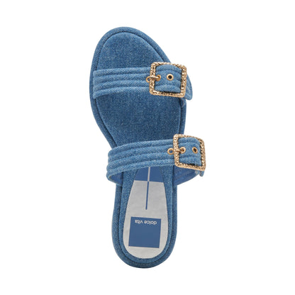 Sandalias Dolce Vita Alaina Blue Denim Mujer