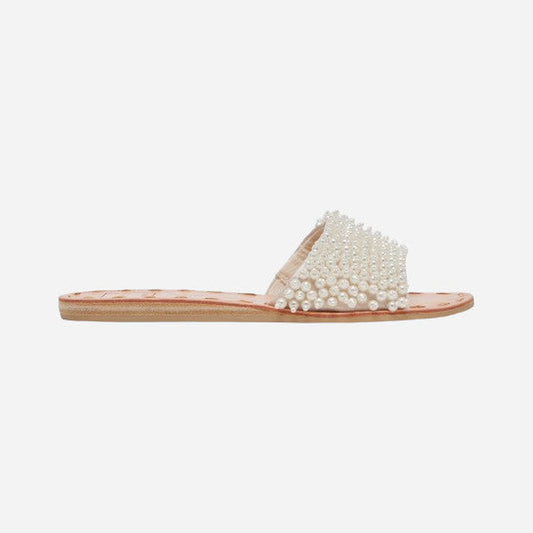 Sandalias Dolce Vita Dalon Pearl Vanilla Pearls Mujer