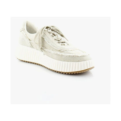 Tenis Dolce Vita Dolen Fray Sand Canvas Mujer