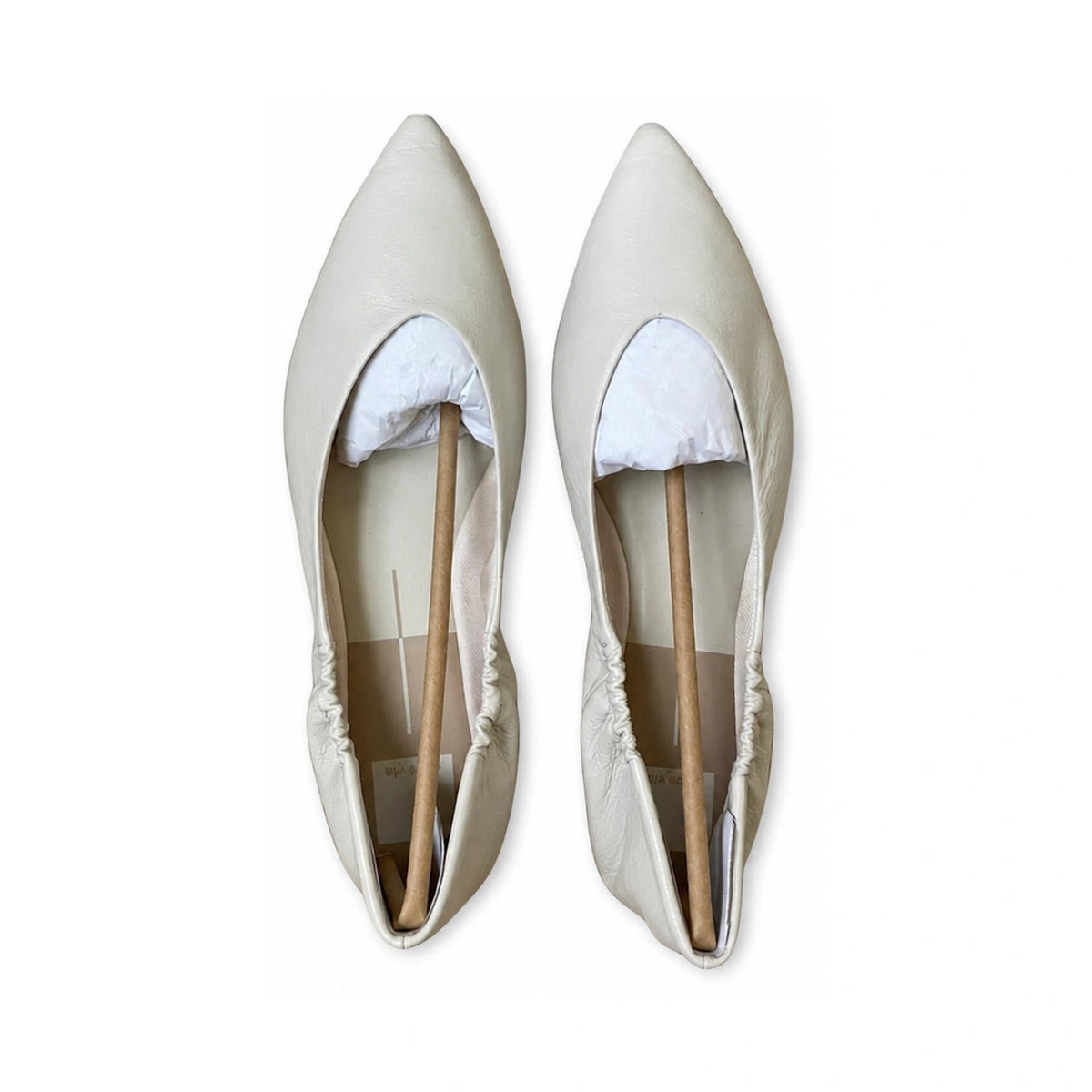 Sandalias Dolce Vita Nadav Ivory Leather Mujer