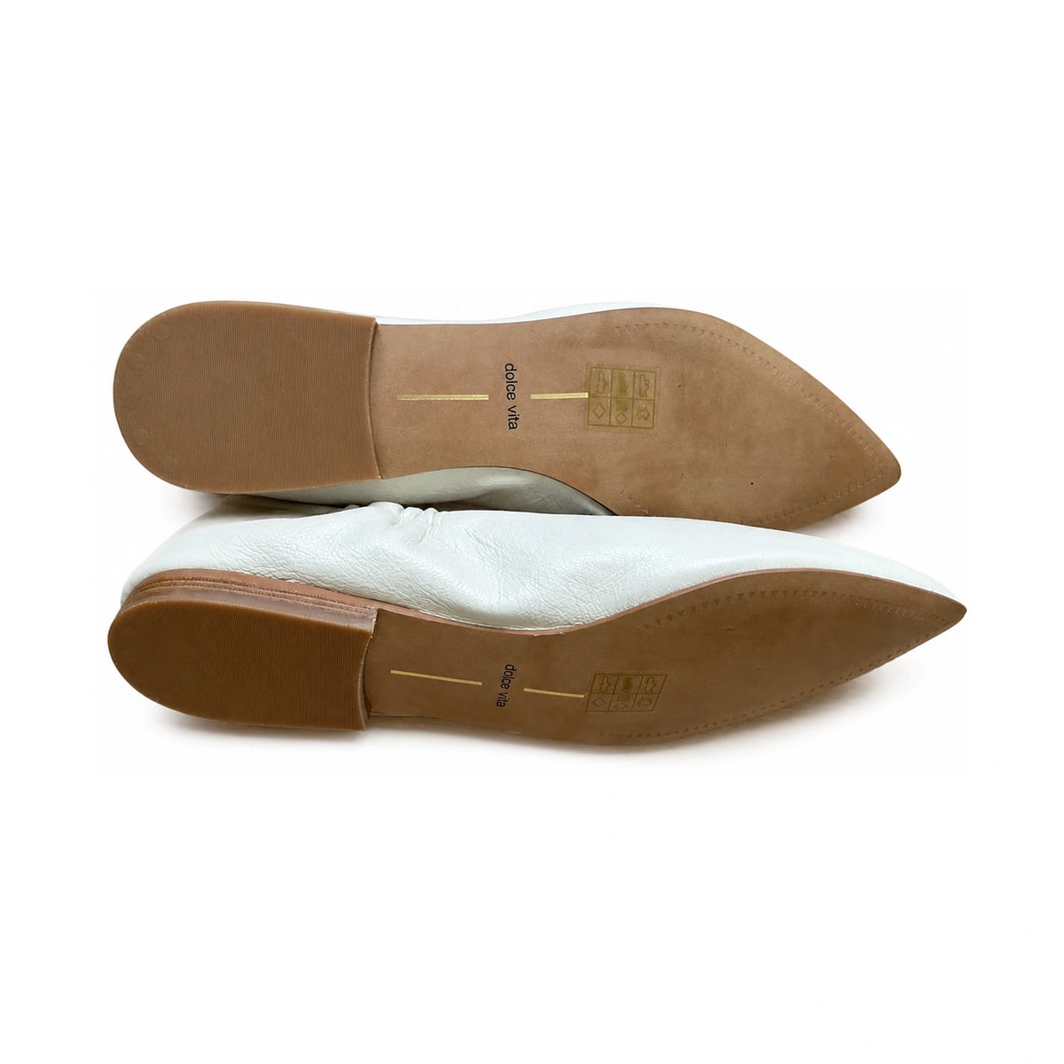 Sandalias Dolce Vita Nadav Ivory Leather Mujer