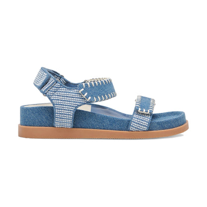 Sandalias Dolce Vita Senora Blue Multi Denim Mujer