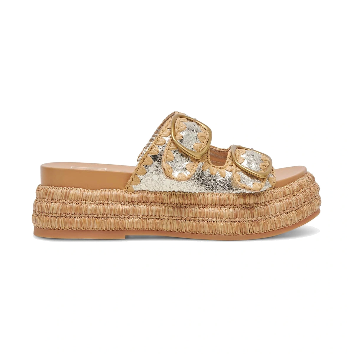 Sandalias de Plataforma Dolce Vita Wanika Platinum Mujer