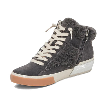 Botines Dolce Vita Zilvia Plush Anthracite Suede Mujer