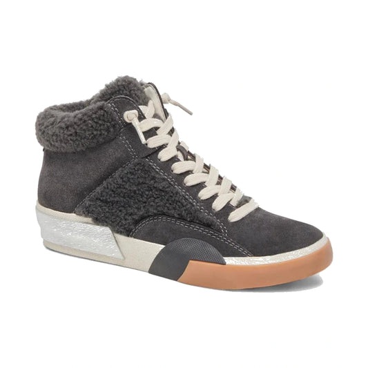 Botines Dolce Vita Zilvia Plush Anthracite Suede Mujer