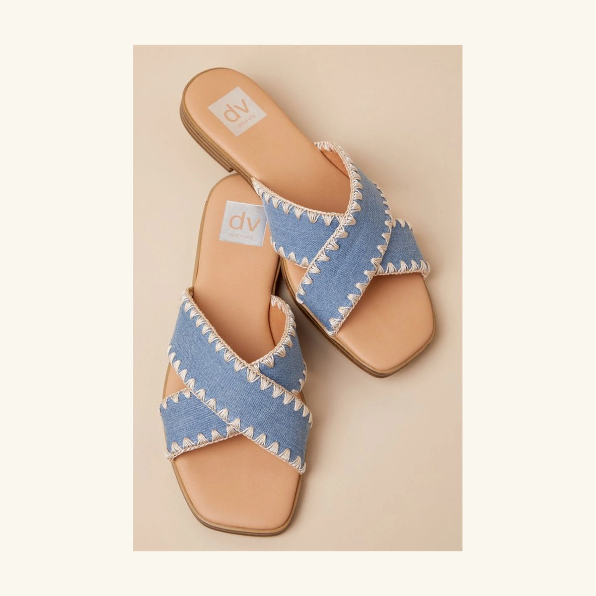 Sandalias Dolce Vita Miguel Denim Mujer
