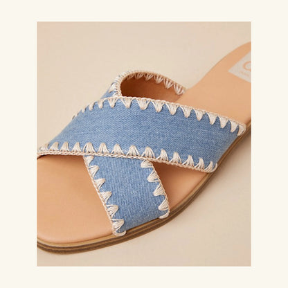 Sandalias Dolce Vita Miguel Denim Mujer