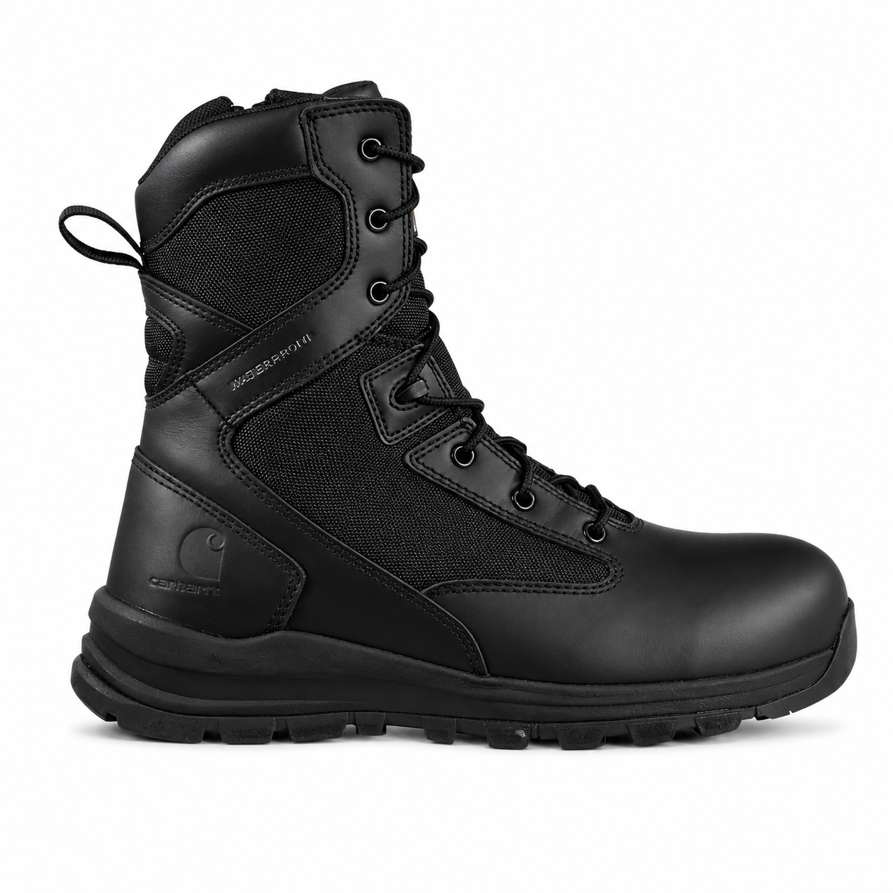 Botas Carhartt Gilmore Waterproof 8 Inch Side Zip Black Hombre