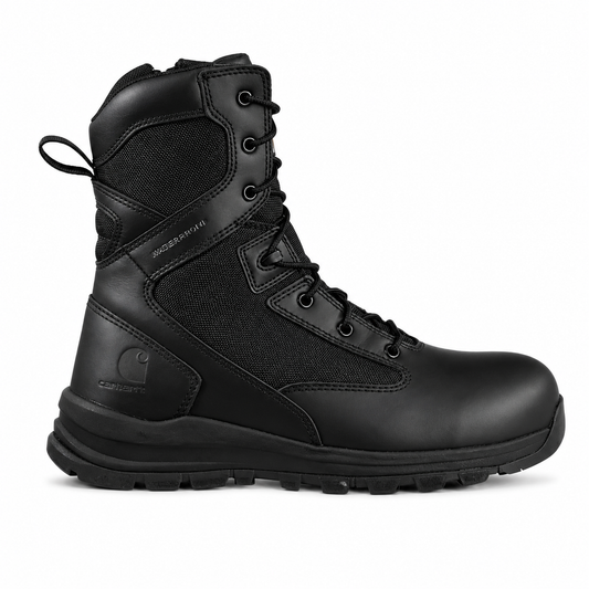 Botas Carhartt Gilmore Waterproof 8 Inch Side Zip Black Hombre