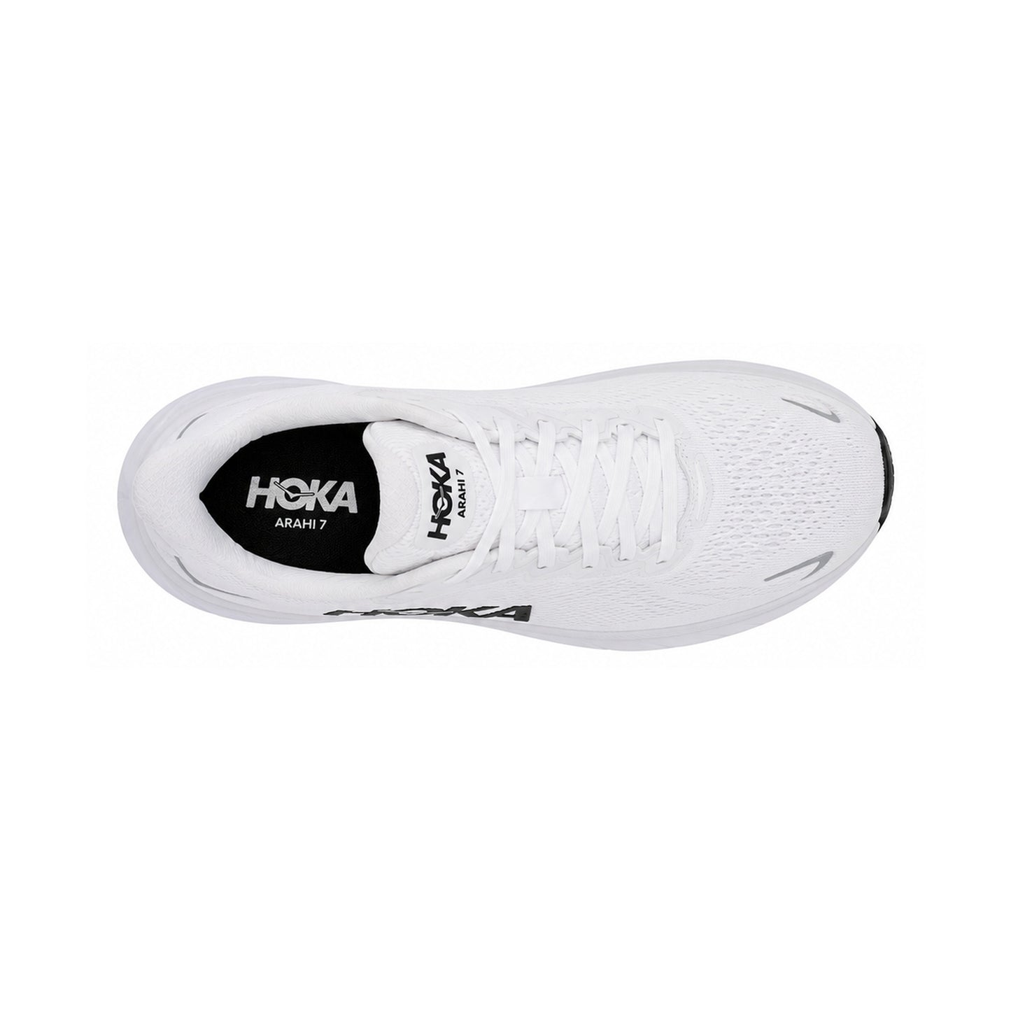 Tenis para Correr HOKA Arahi 7 Black White Hombre