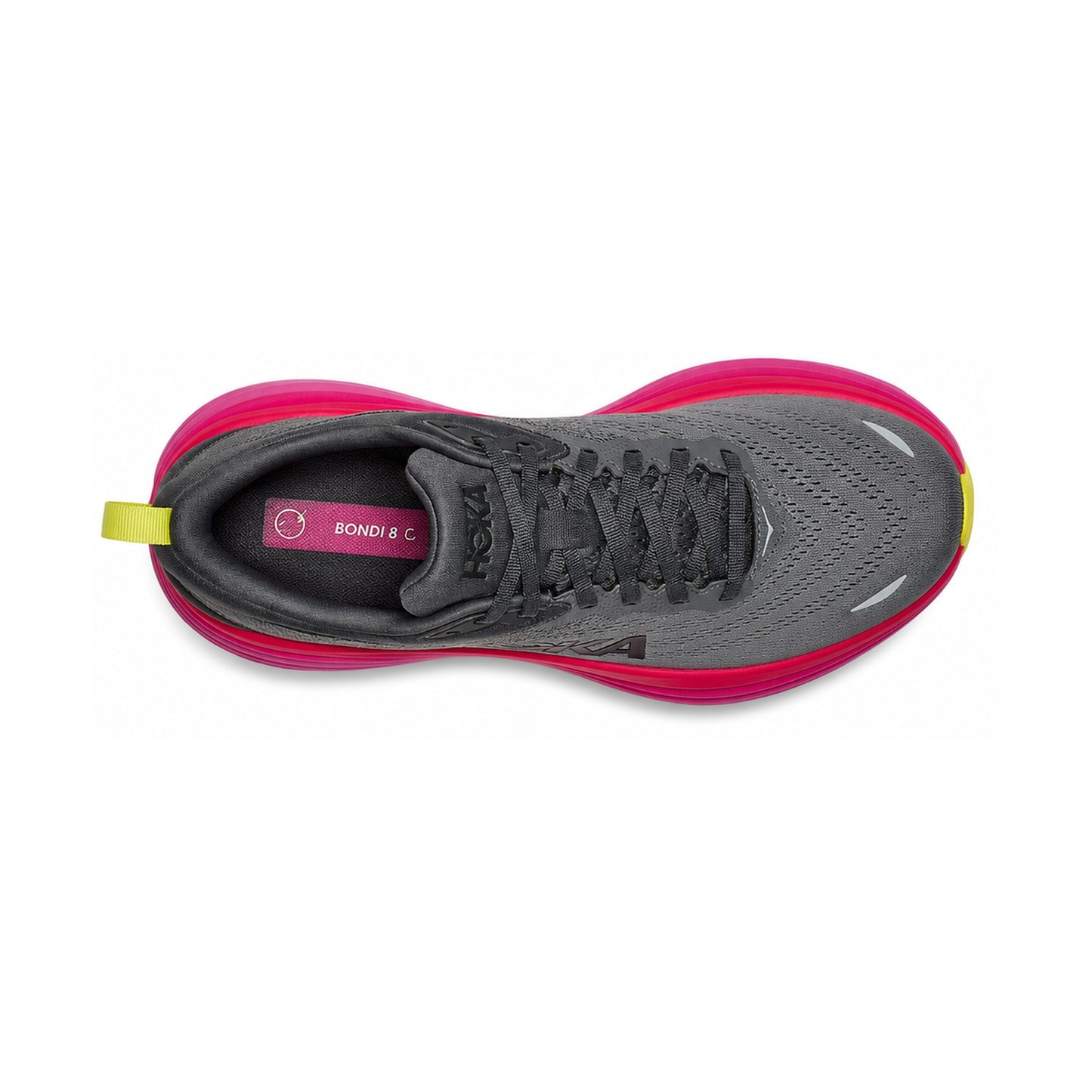 Tenis para Correr HOKA Bondi 8 Castlerock Strawberry Mujer