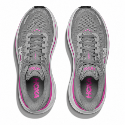 Tenis para Correr HOKA Bondi 9 Galactic Grey Asteroid Mujer