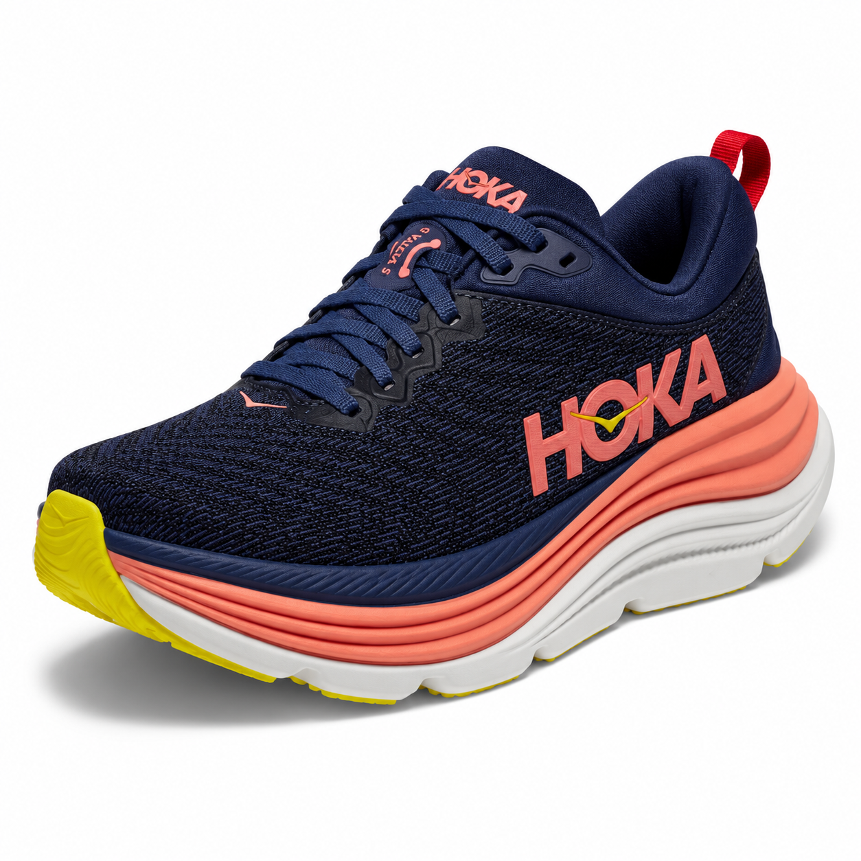Tenis para Correr HOKA Gaviota 5 Evening Sky Coral Mujer