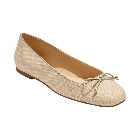 Balerinas Jack Rogers Kenlyn Ballet Rattan Natural Platinum para mujer - perspectiva