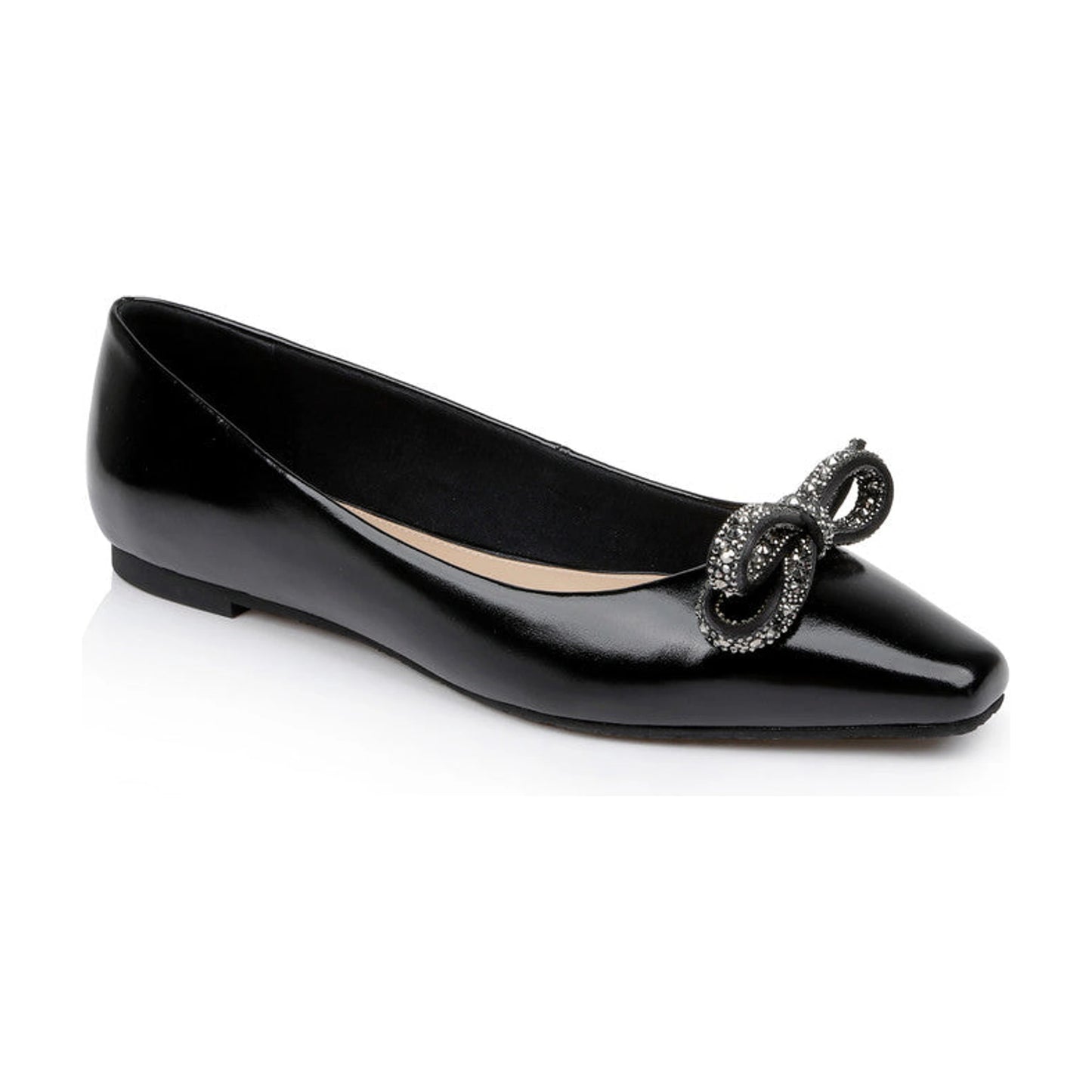 Flats Jewel Badgley Mischka Hesther Black Mujer