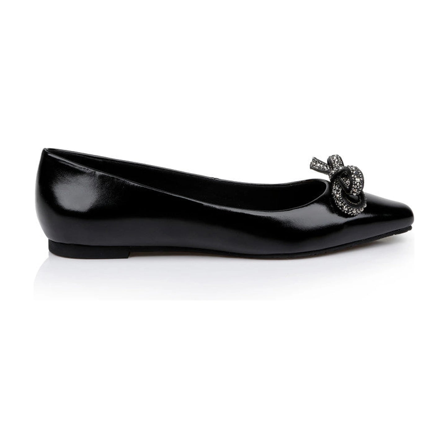 Flats Jewel Badgley Mischka Hesther Black Mujer