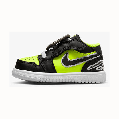 Tenis casuales Jordan JORDAN 1 LOW ALT SE (TD) Verde neón, negro y blanco Niños