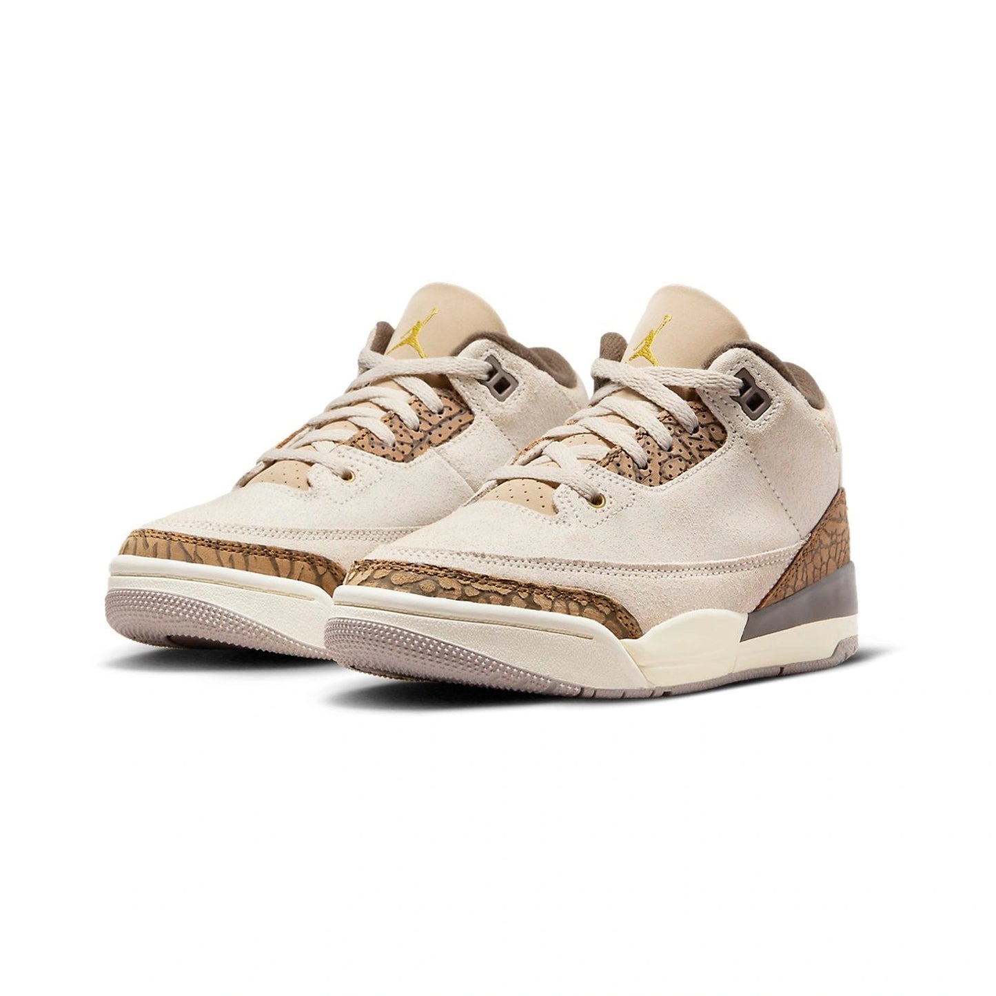Tenis casuales Jordan JORDAN 3 RETRO (PS) Beige y dorado Niños