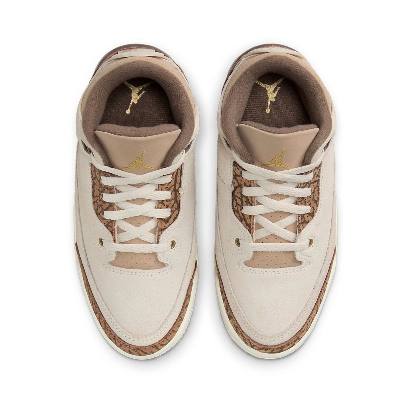 Tenis casuales Jordan JORDAN 3 RETRO (PS) Beige y dorado Niños