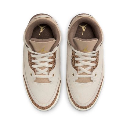 Tenis casuales Jordan JORDAN 3 RETRO (PS) Beige y dorado Niños