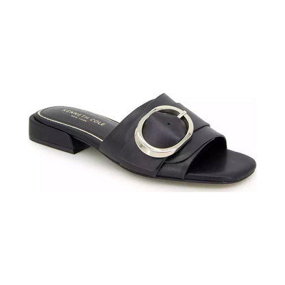 Sandalia Kenneth Cole Ingrid Black Leather para mujer - perspectiva
