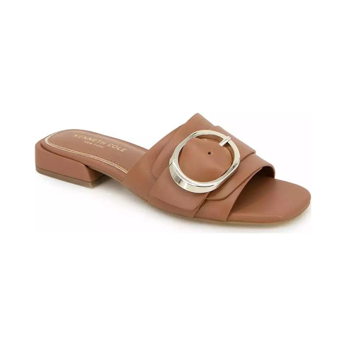 Sandalia Kenneth Cole Ingrid Cognac Leather para mujer - perspectiva