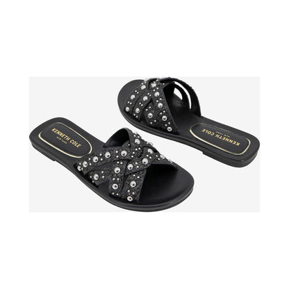 Kenneth Cole Jula Stud Black Raffia - lateral