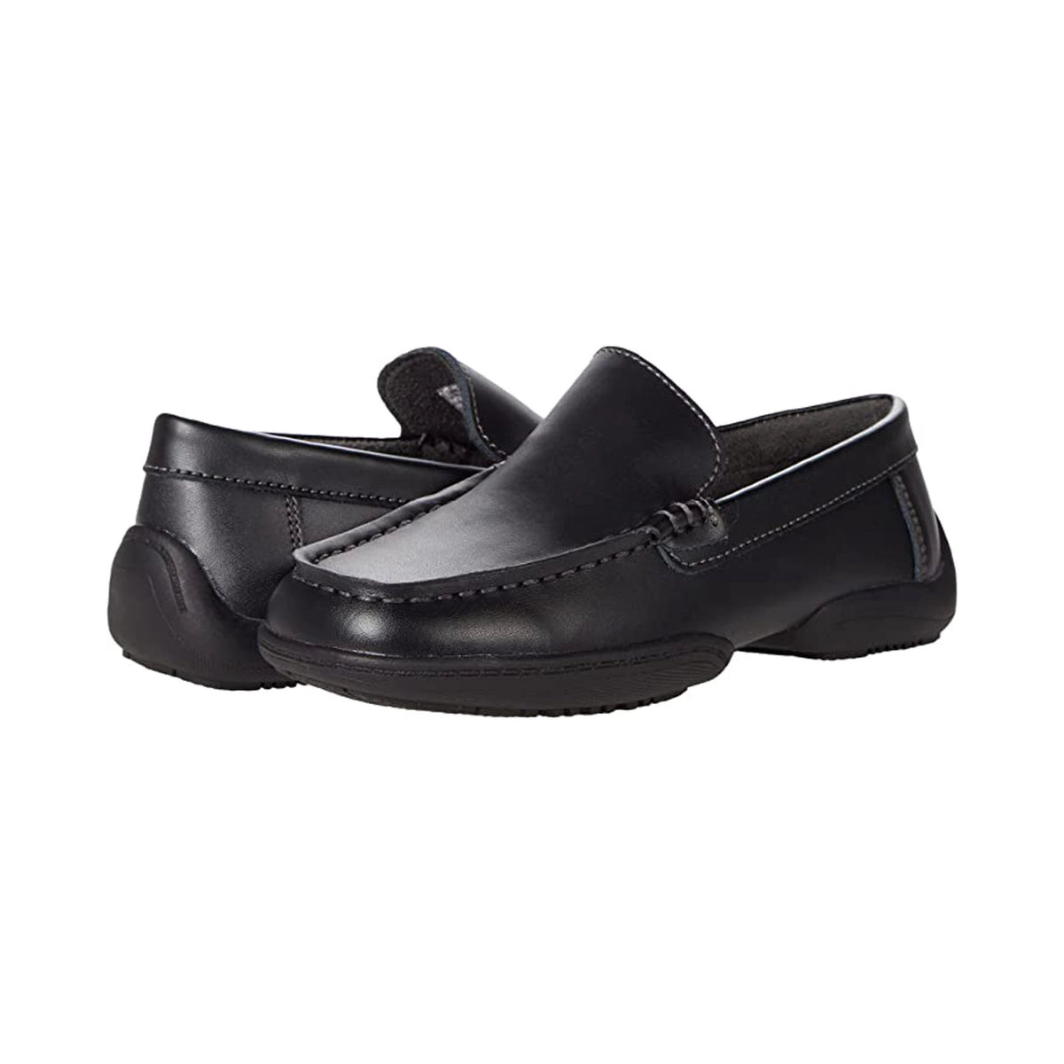 Mocasín Kenneth Cole Reaction Driving Dime Black para niño - perspectiva