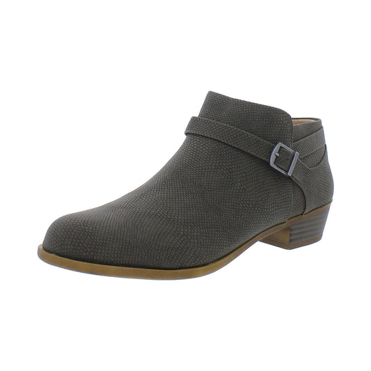 Botines LifeStride Alexander Grey Snake para mujer - perspectiva