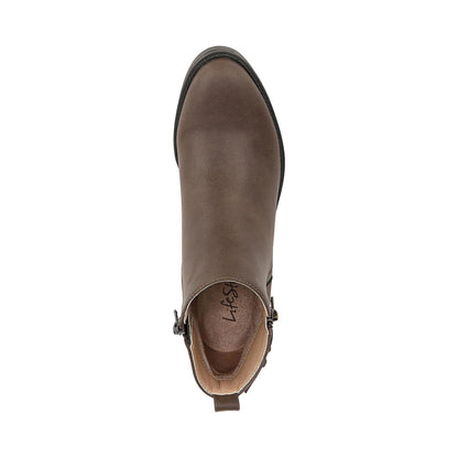 Botines LifeStride Bonus Chestnut PU para mujer - detalle