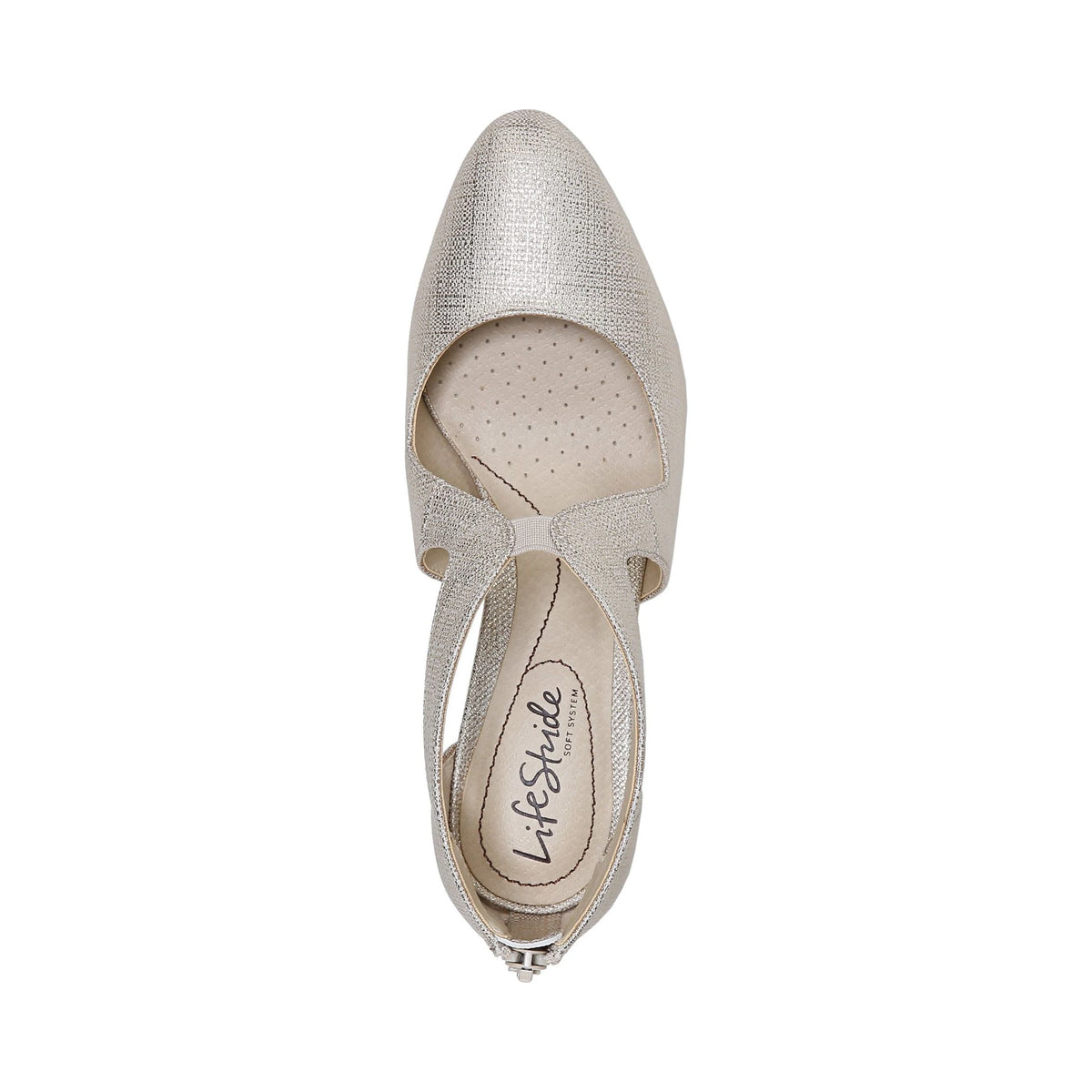 Tacones LifeStride Giovanna 2 Platino para mujer - superior